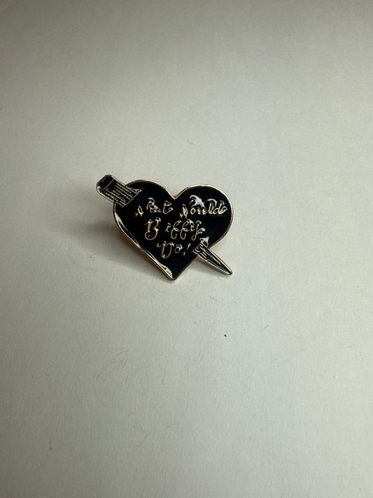 “What would Buffy do?” Pin