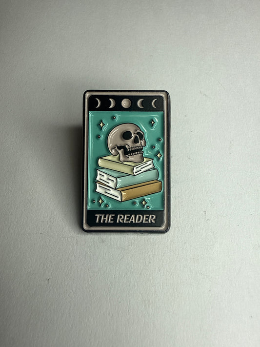The Reader- tarot card pin