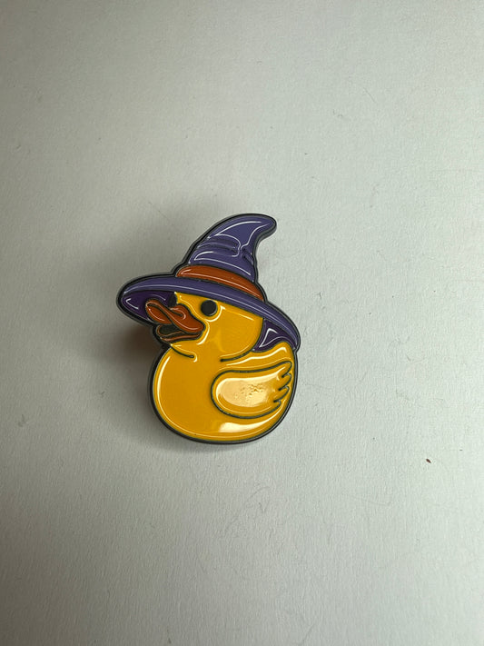 Rubber duck- witch- pin