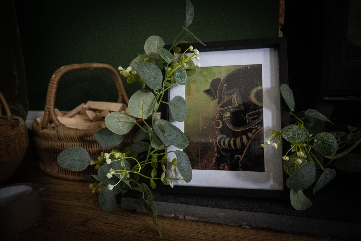 Fallout Power Armour Art Print | Post-Apocalyptic Video Game Wall Art