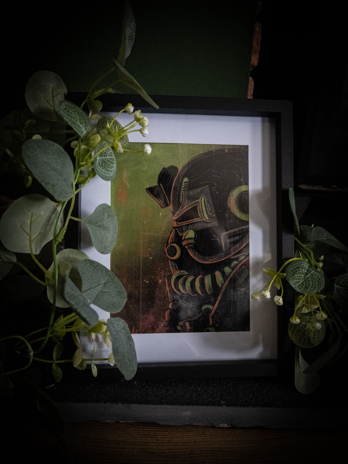 Fallout Power Armour Art Print | Post-Apocalyptic Video Game Wall Art