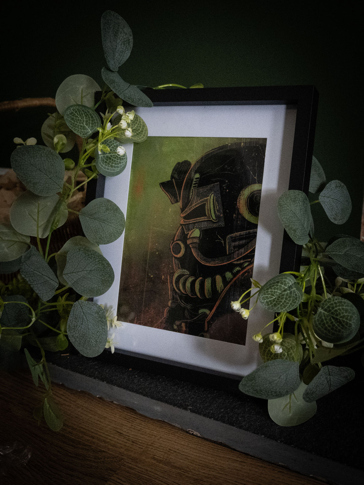 Fallout Power Armour Art Print | Post-Apocalyptic Video Game Wall Art