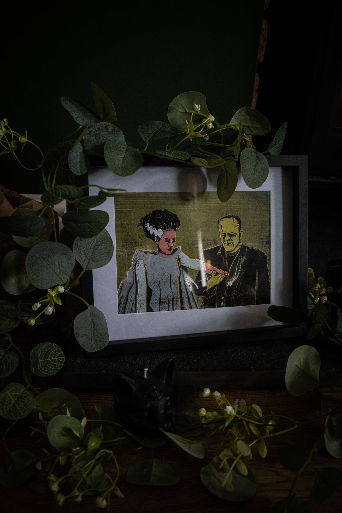 Frankenstein & Frankensteins Bride- Art Print