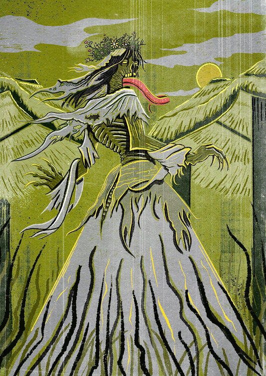 The Witcher 3 inspired Wraith art print