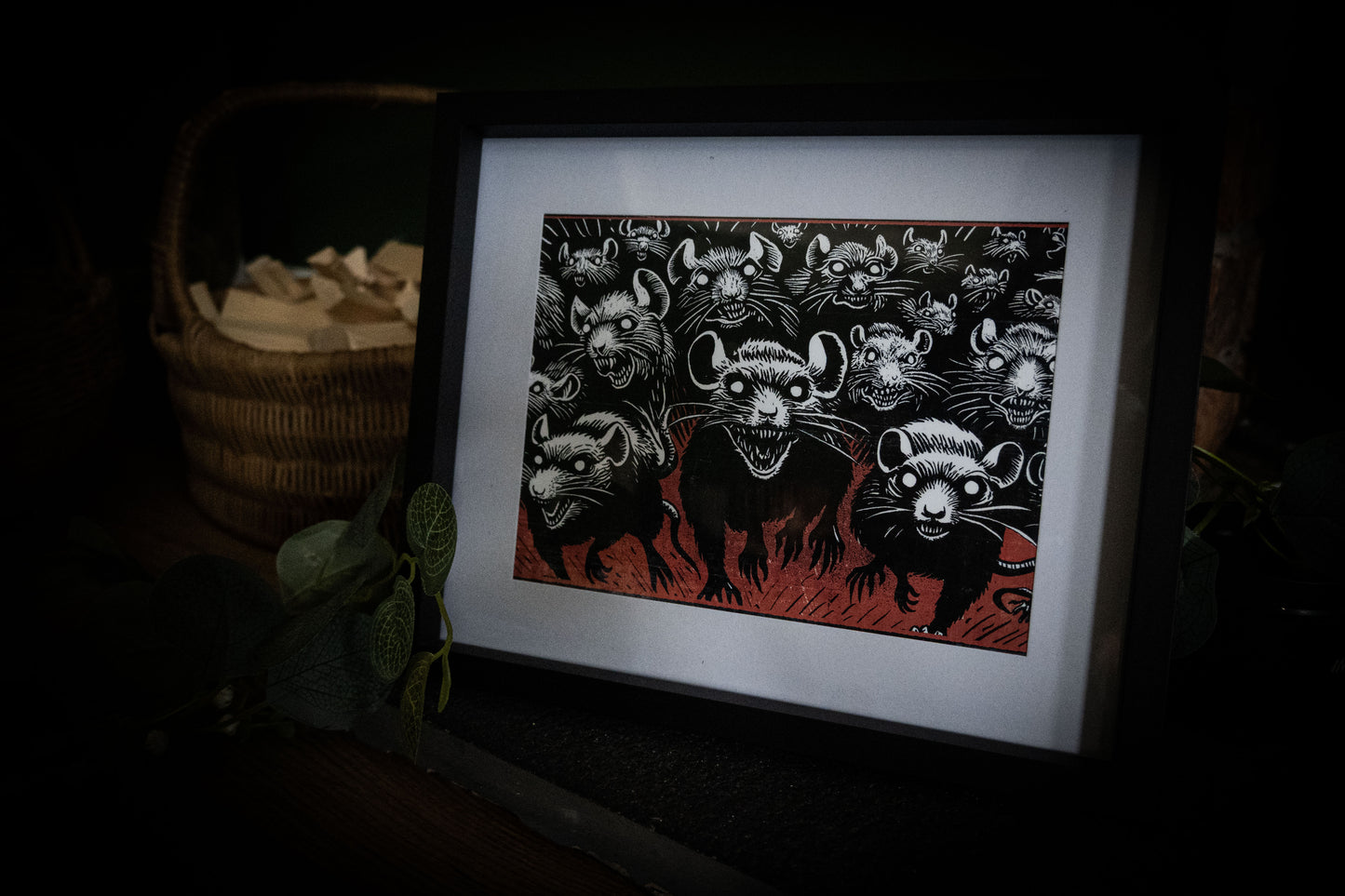 Plague of Rats — Gothic Horror Wall Art