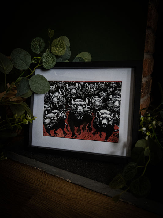 Plague of Rats — Gothic Horror Wall Art