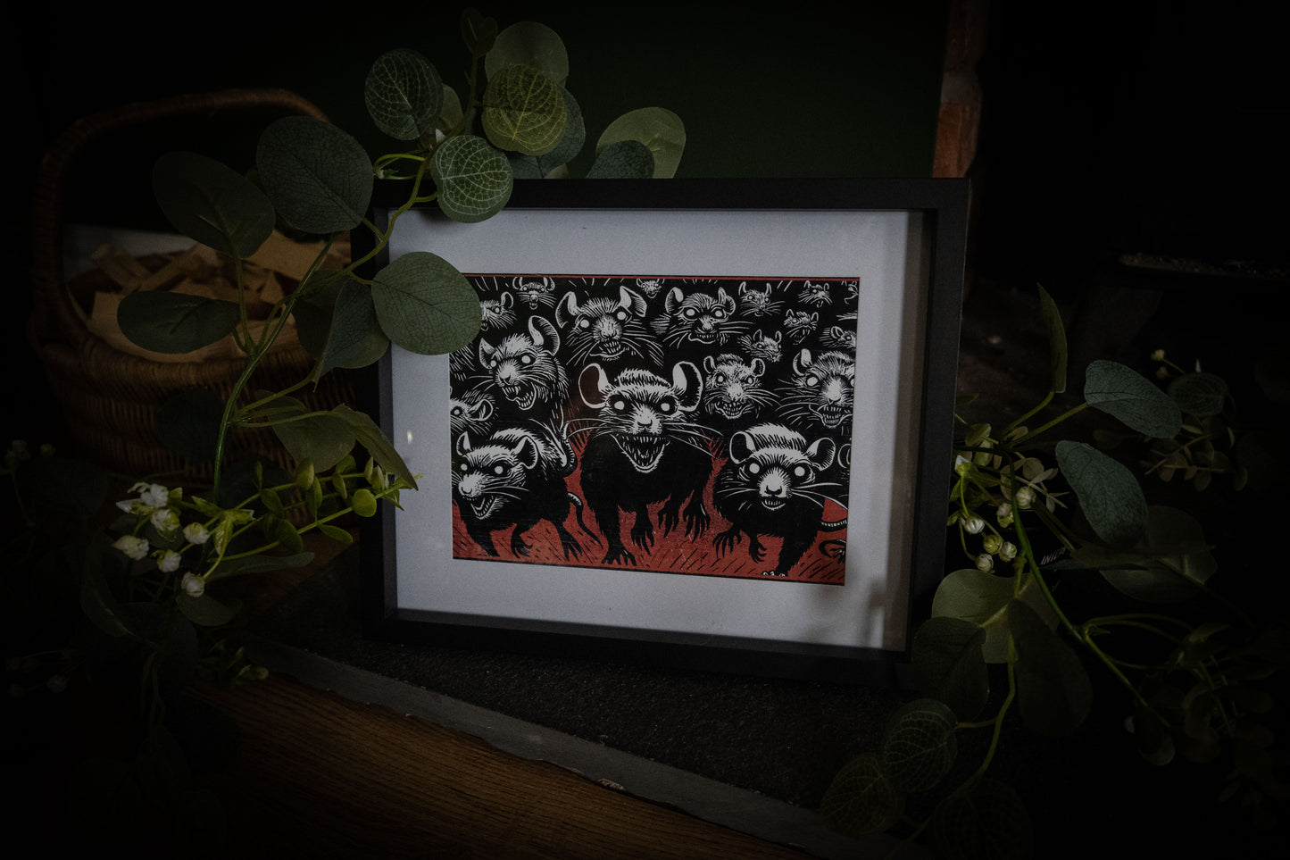 Plague of Rats — Gothic Horror Wall Art