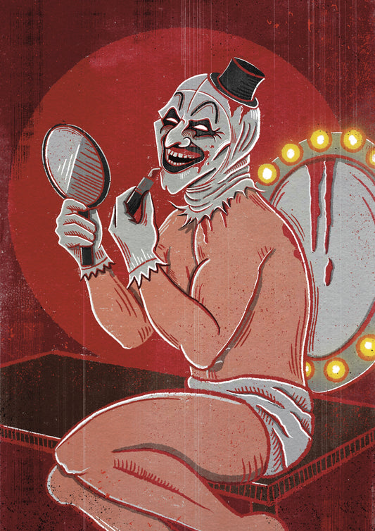 Sexy Art the Clown Terrifier Pin-Up Horror Art Print