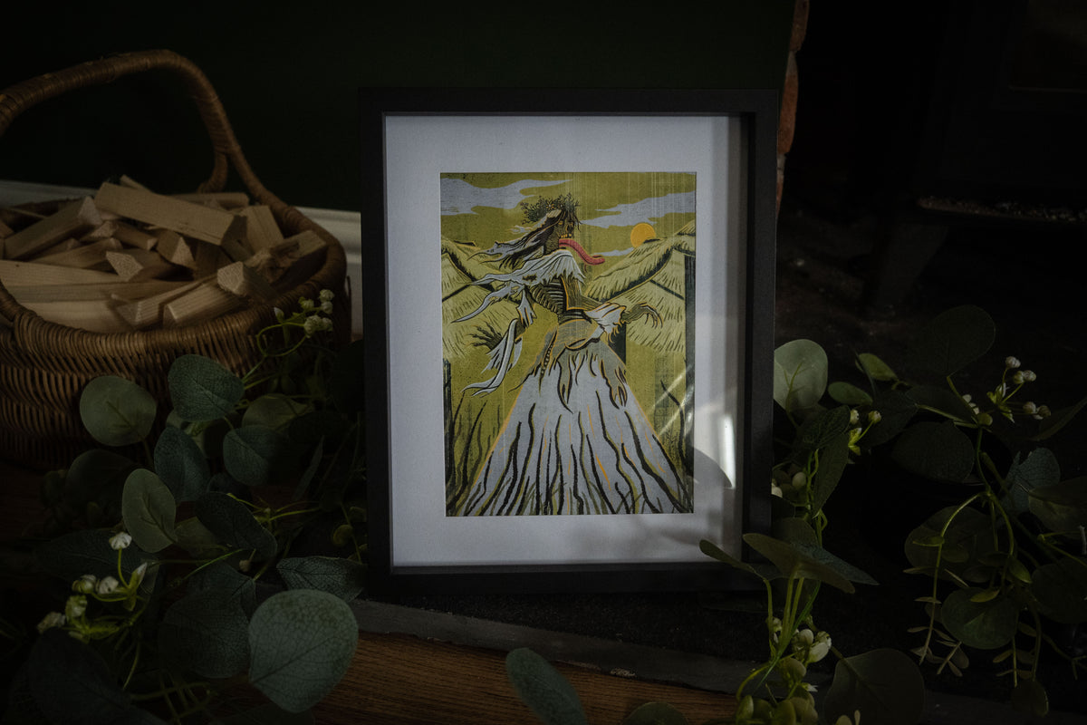 The Witcher 3 inspired Wraith art print
