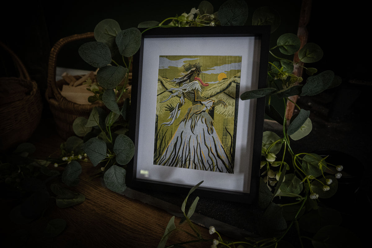 The Witcher 3 inspired Wraith art print