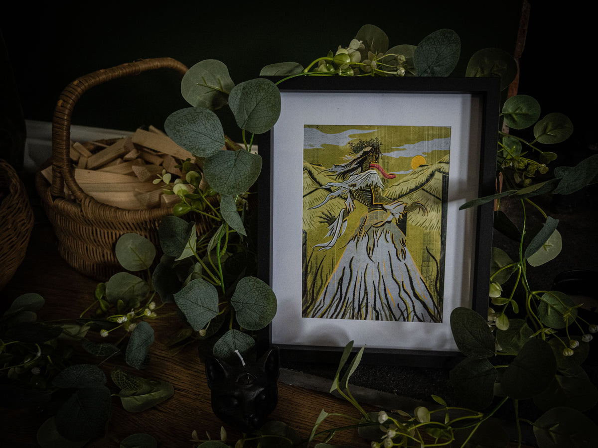 The Witcher 3 inspired Wraith art print