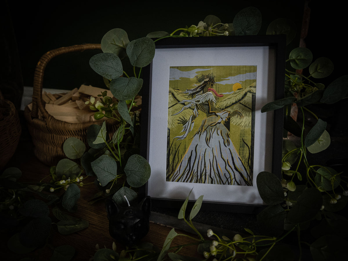 The Witcher 3 inspired Wraith art print