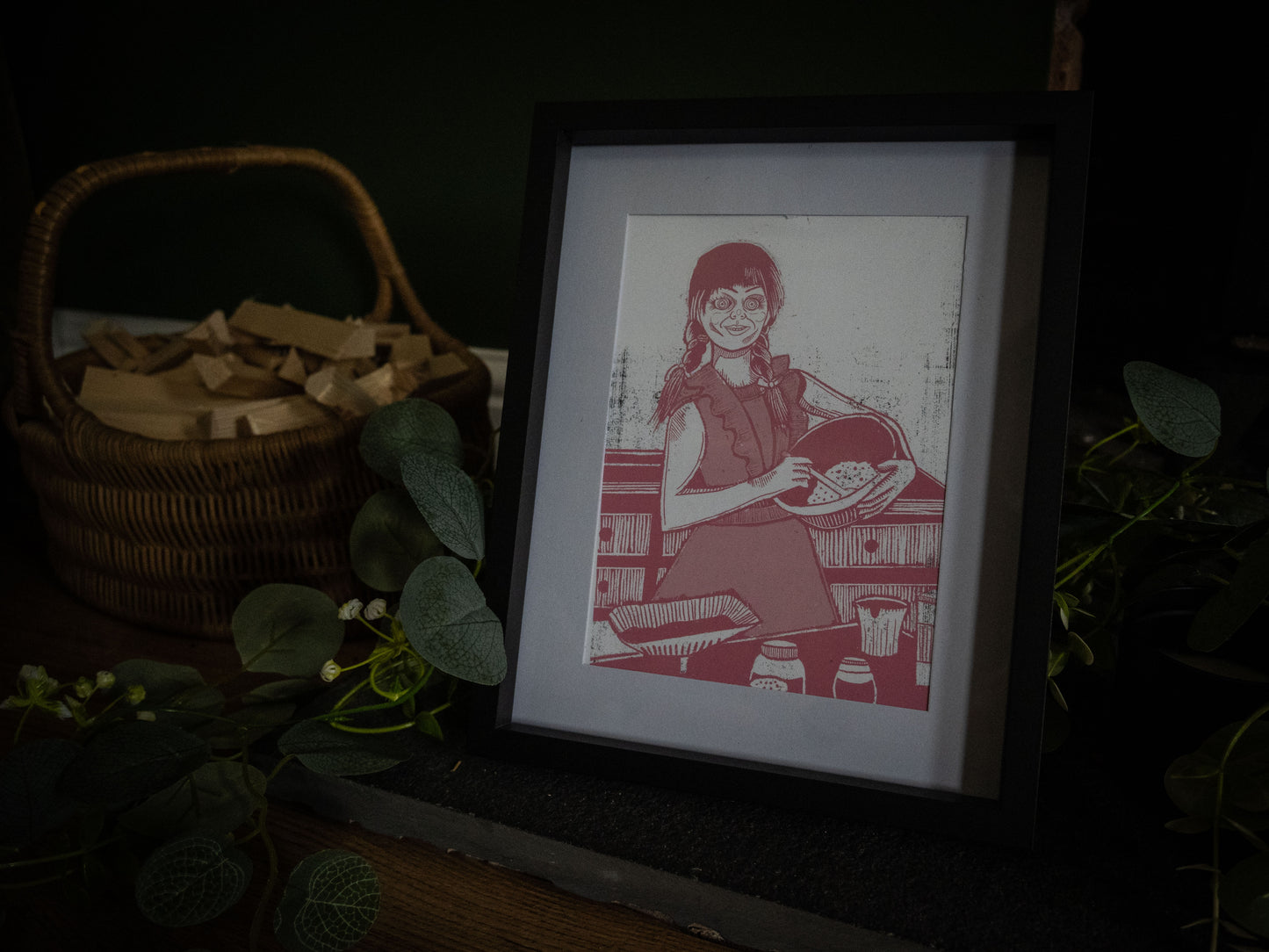 Annabelle baking art print