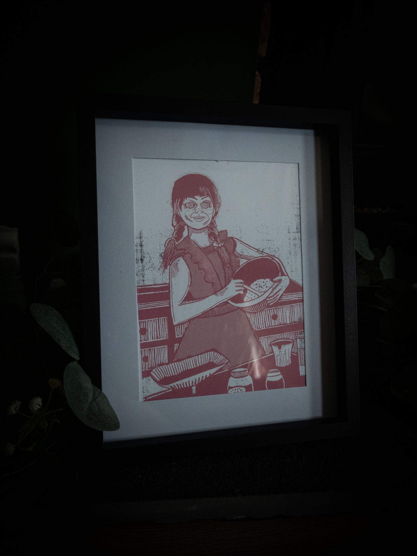 Annabelle baking art print
