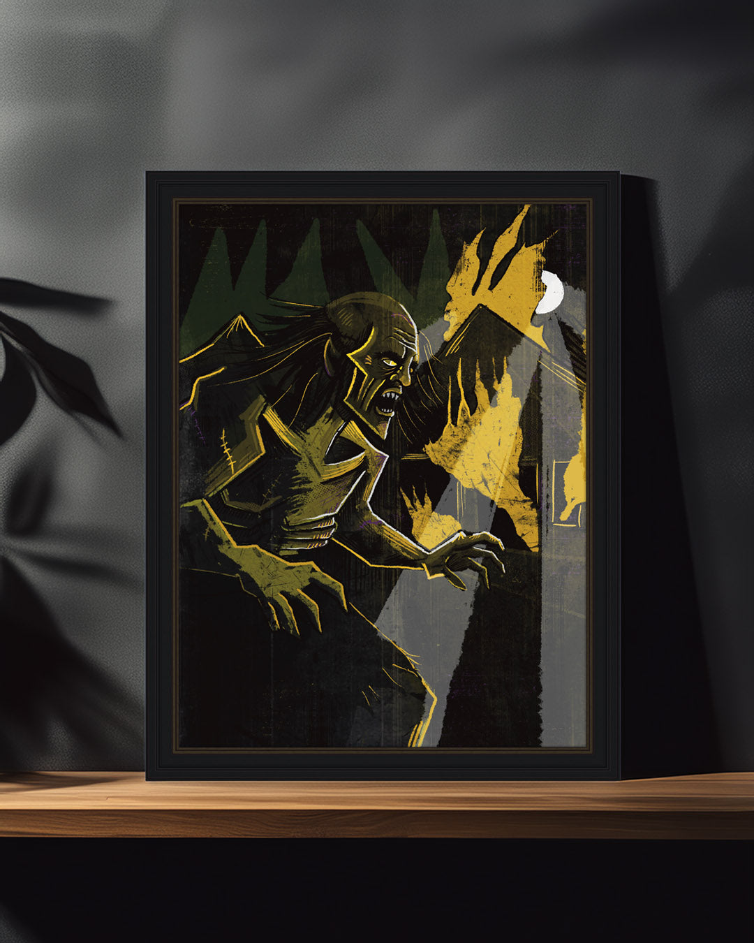 Burning House  Art Print