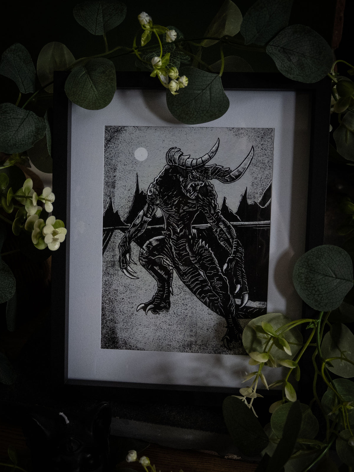 Deathclaw- Fallout Inspired Art Print