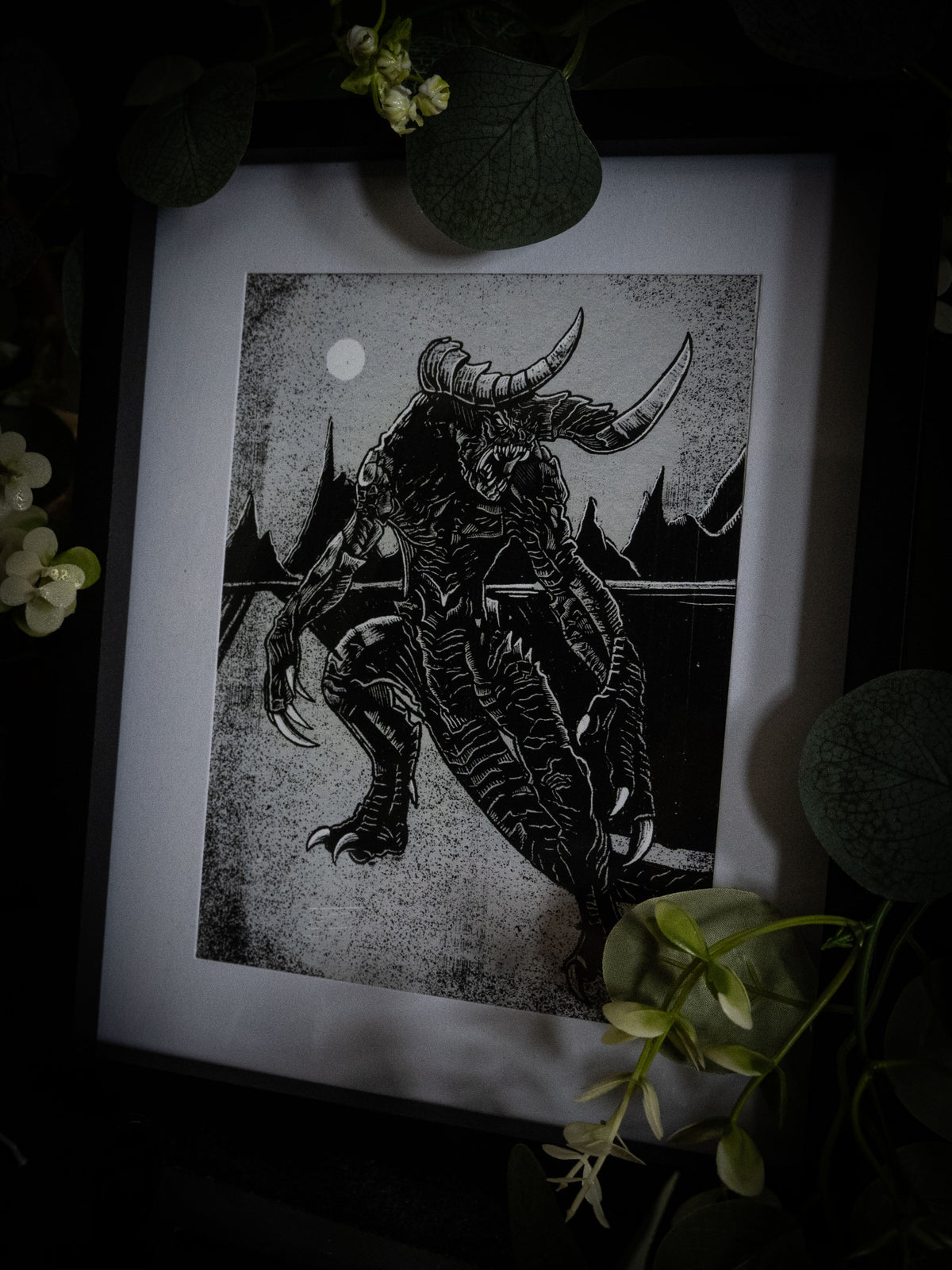 Deathclaw- Fallout Inspired Art Print