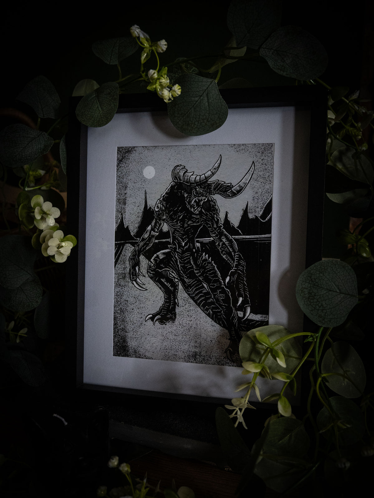 Deathclaw- Fallout Inspired Art Print