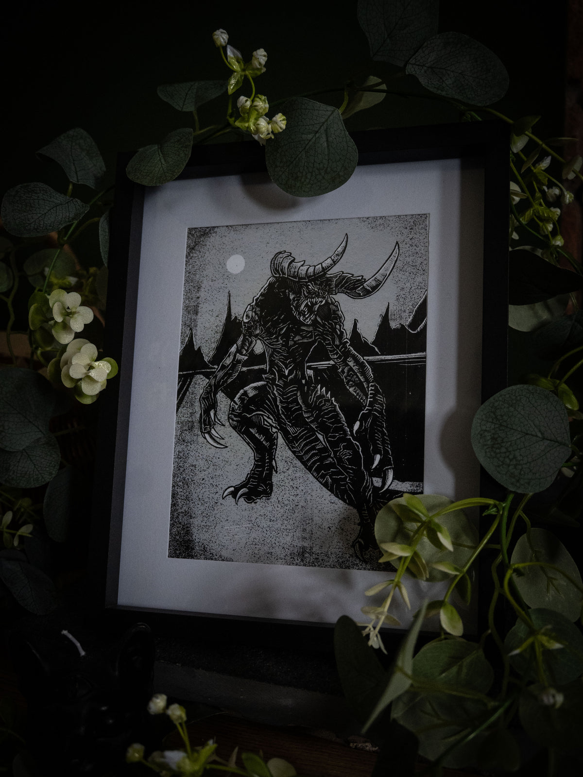 Deathclaw- Fallout Inspired Art Print