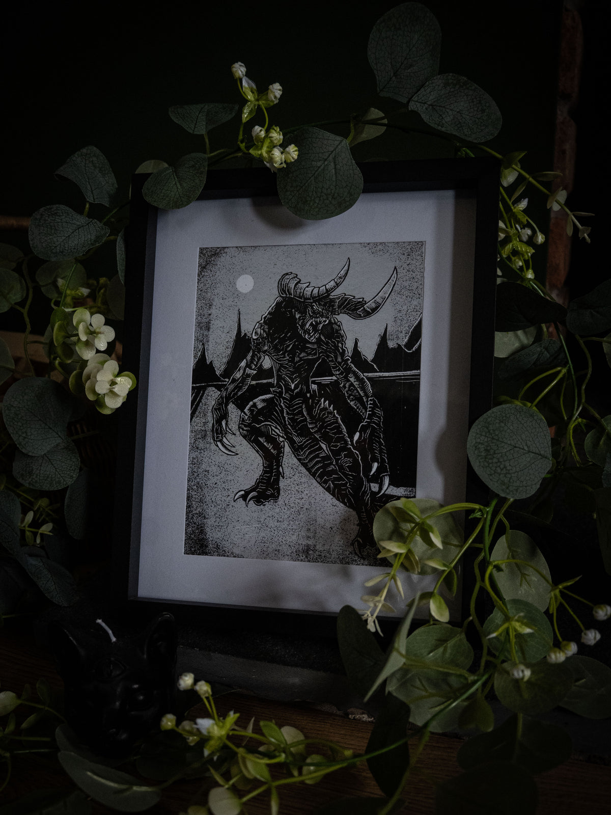 Deathclaw- Fallout Inspired Art Print
