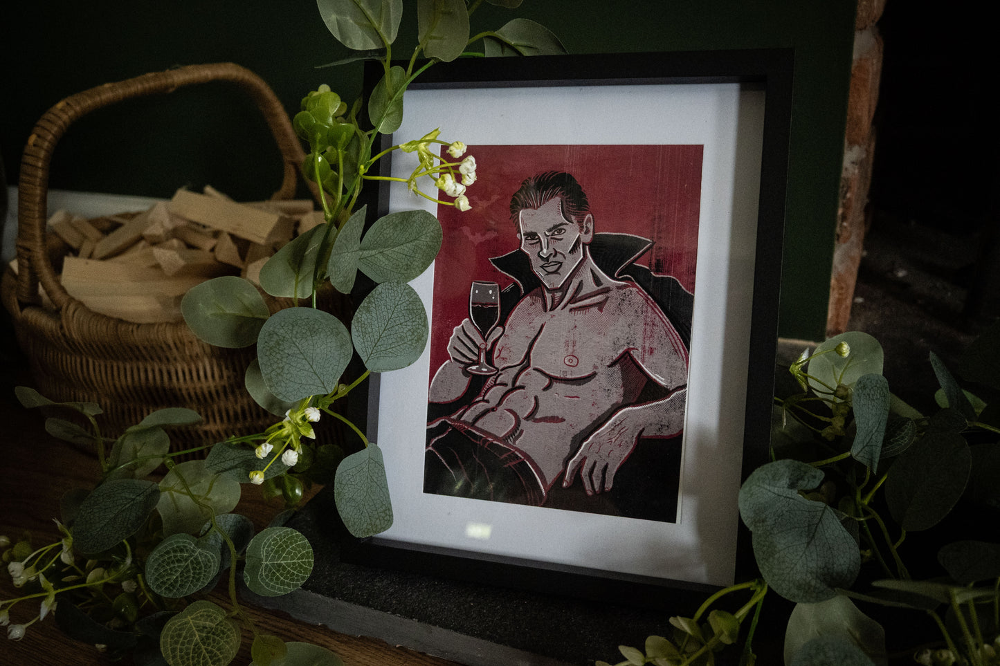 The Count — Dracula Pinup Art Print