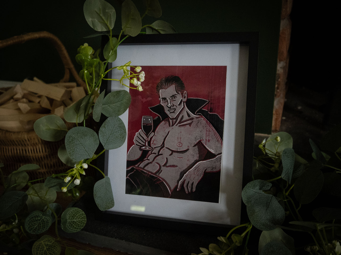 The Count — Dracula Pinup Art Print