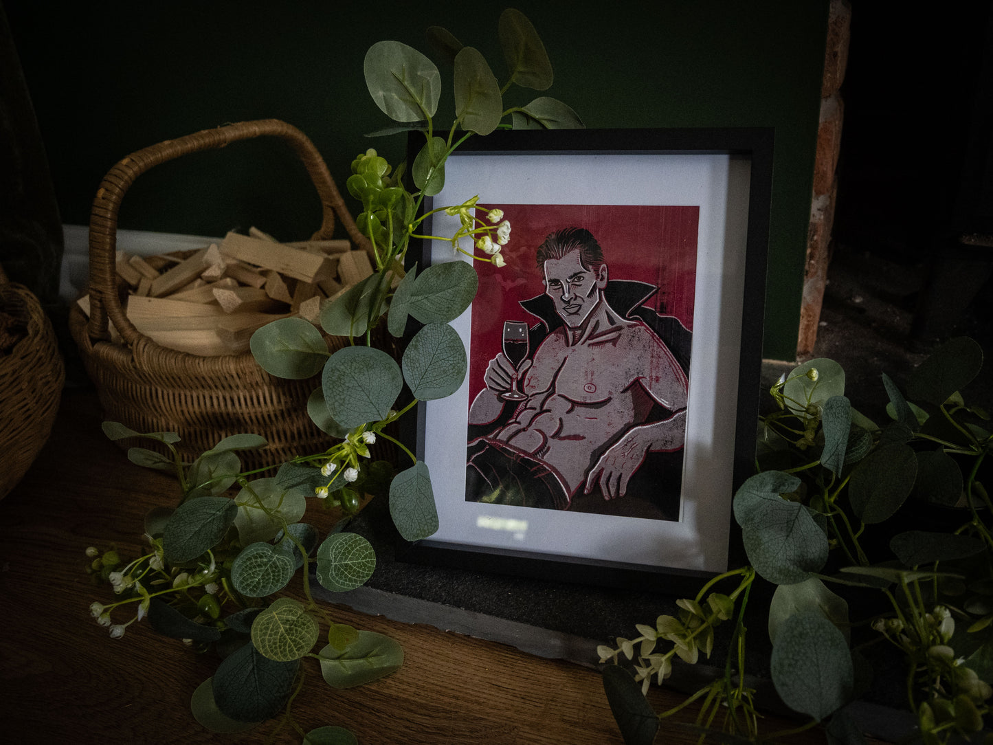 The Count — Dracula Pinup Art Print