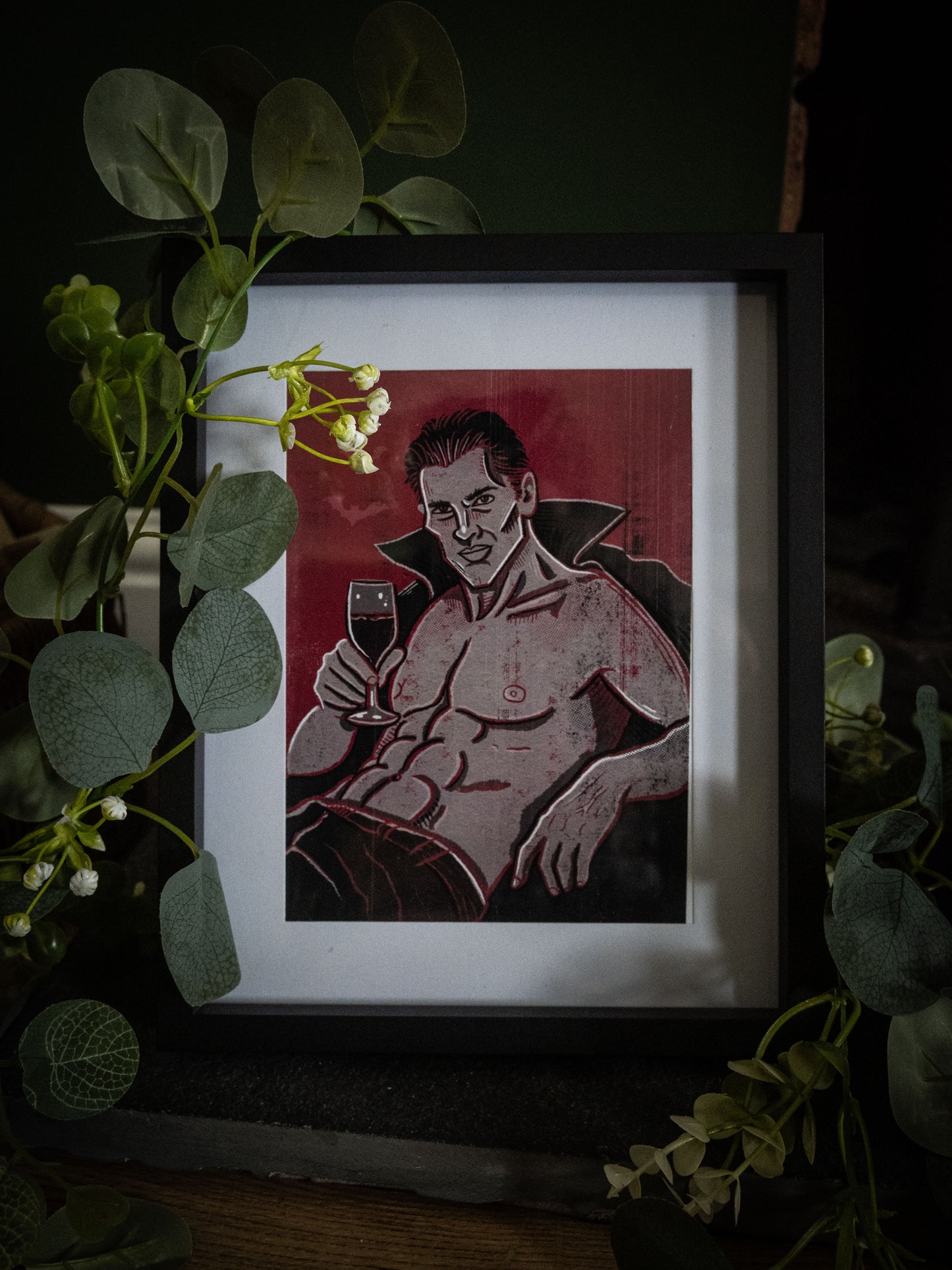 The Count — Dracula Pinup Art Print