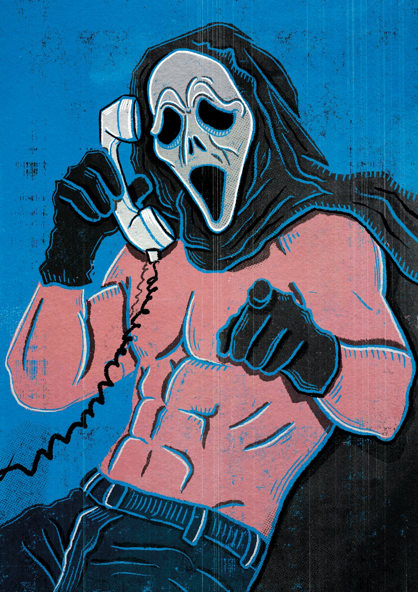 Sexy Ghostface- Pinup Art Print