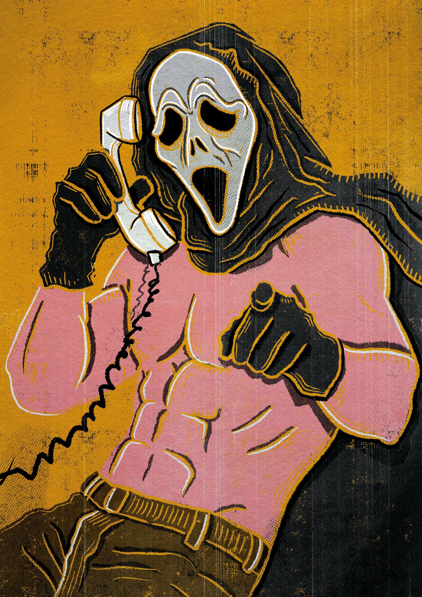 Sexy Ghostface- Pinup Art Print
