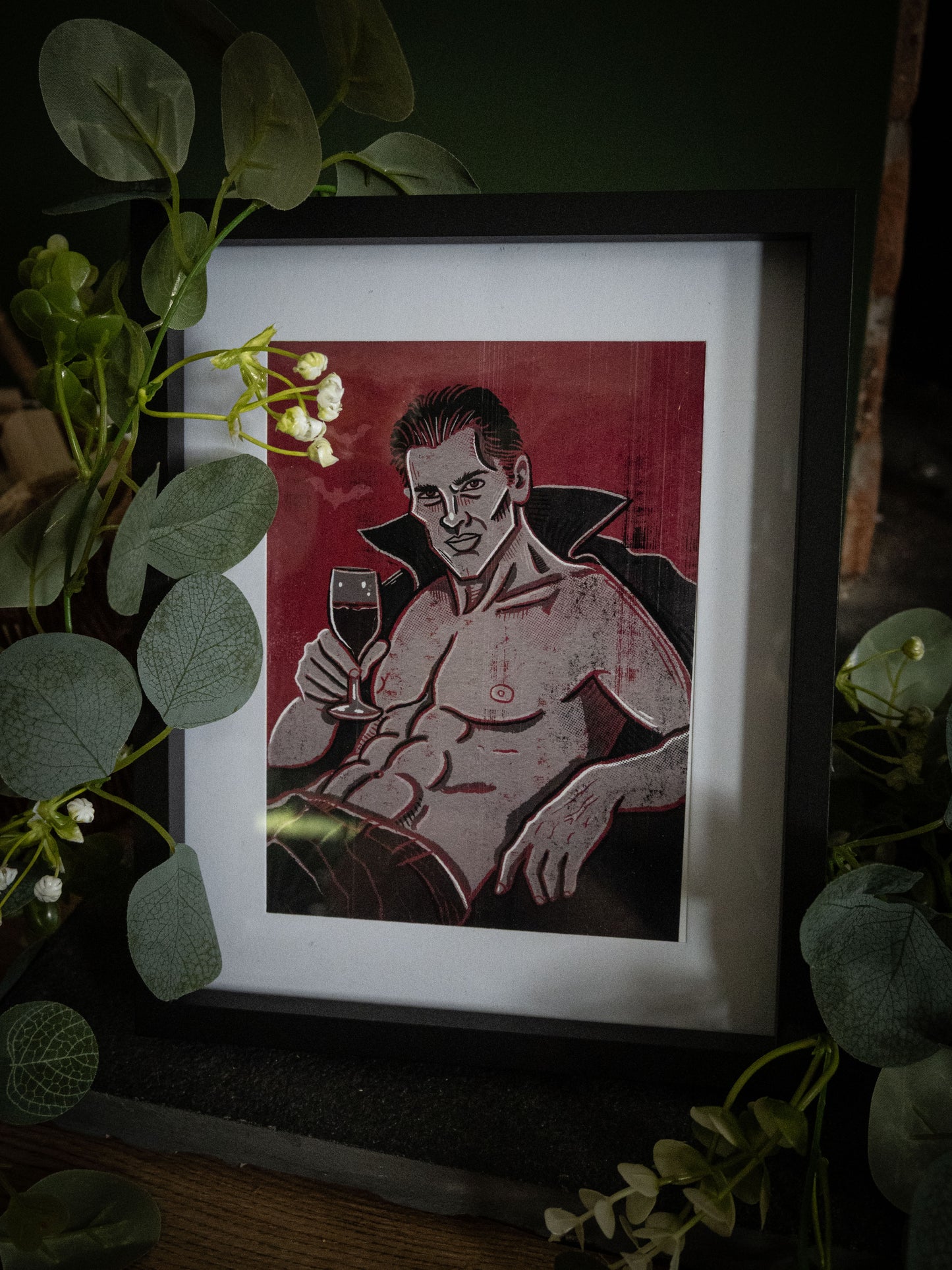The Count — Dracula Pinup Art Print