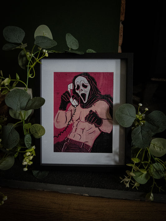 Sexy Ghostface — Pinup Art Print