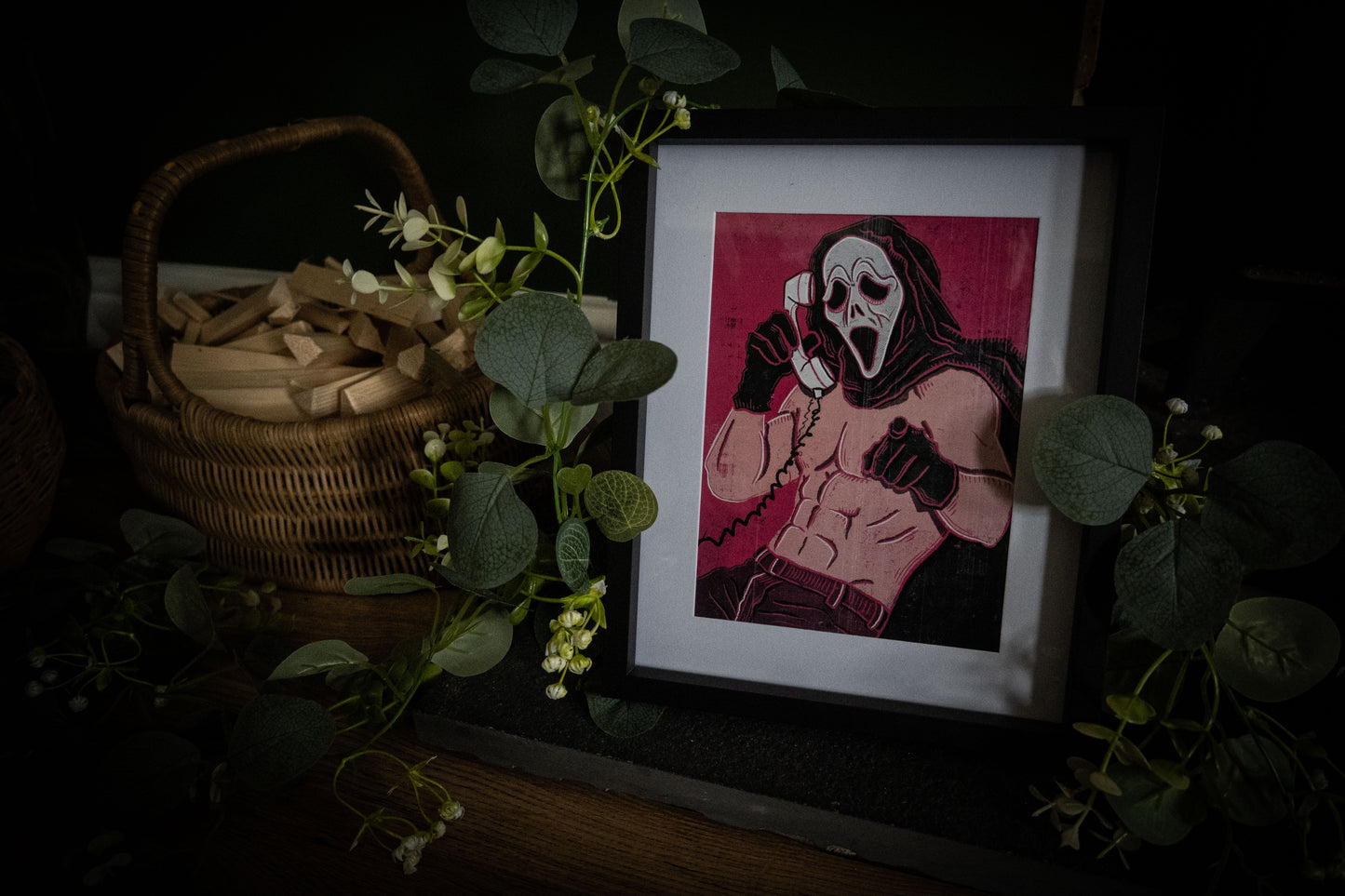 Sexy Ghostface — Pinup Art Print