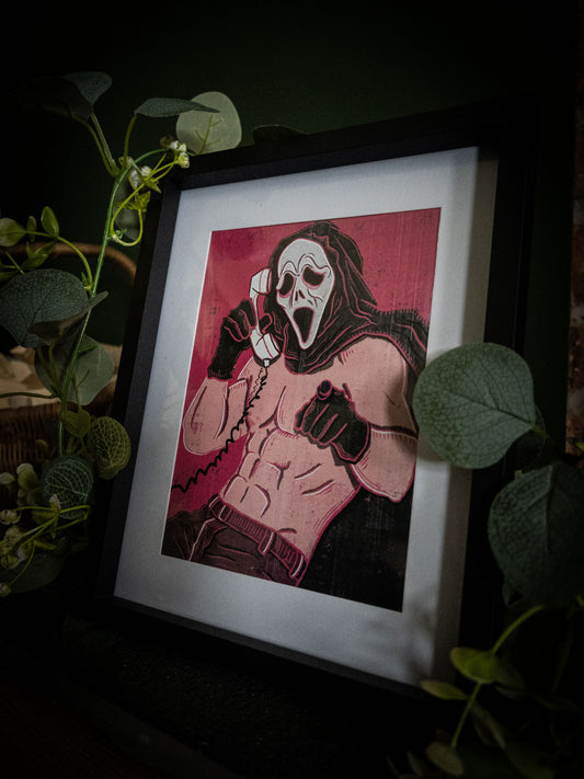 Sexy Ghostface — Pinup Art Print