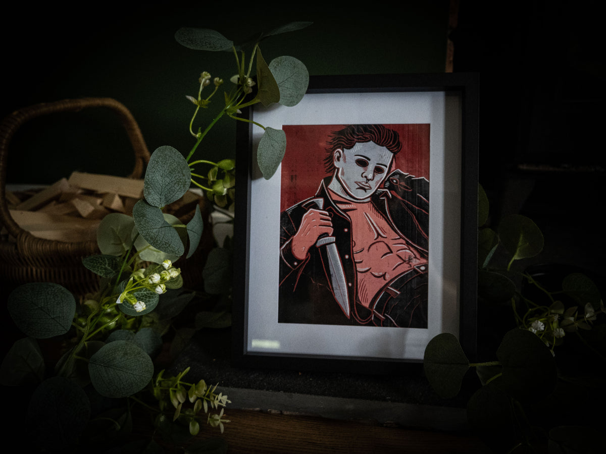 Sexy Michael Myers Pinup Art Print