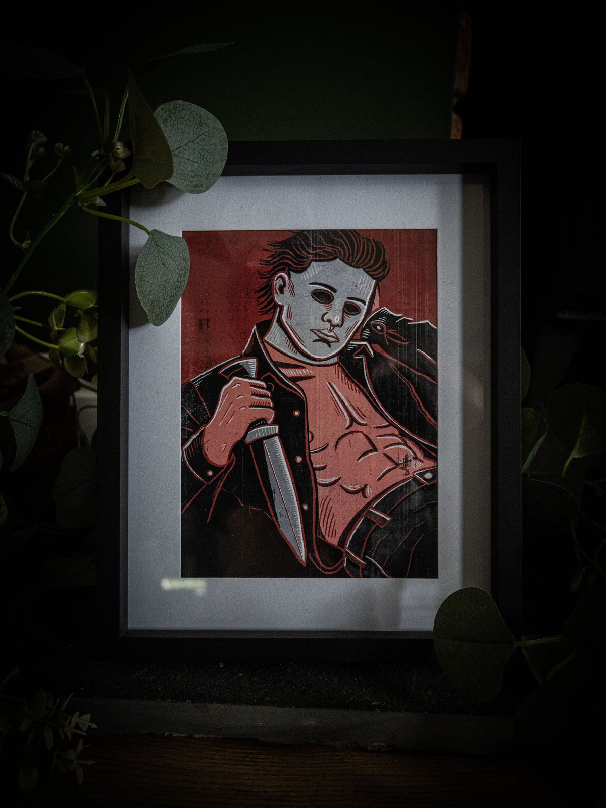 Sexy Michael Myers Pinup Art Print