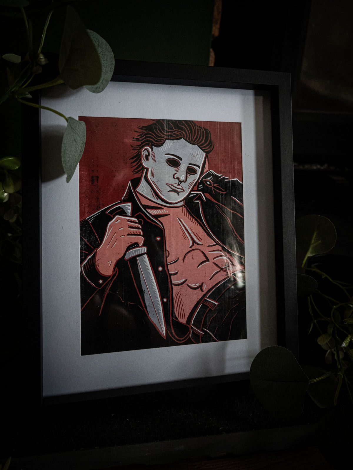 Sexy Michael Myers Pinup Art Print