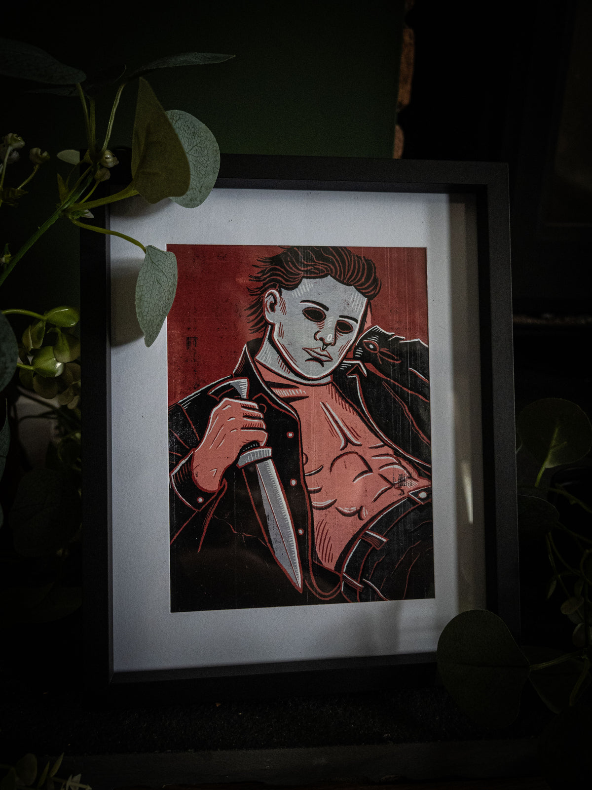 Sexy Michael Myers Pinup Art Print