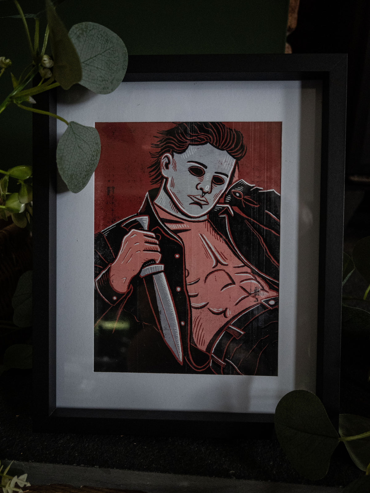Sexy Michael Myers Pinup Art Print