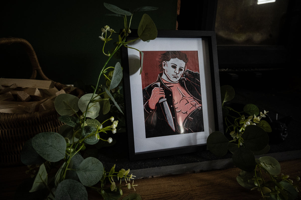 Sexy Michael Myers Pinup Art Print