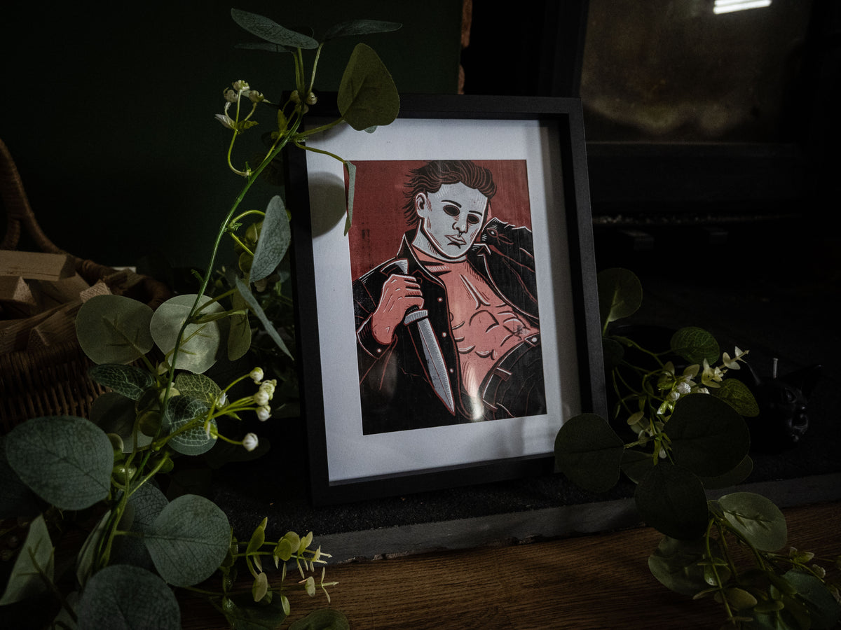 Sexy Michael Myers Pinup Art Print
