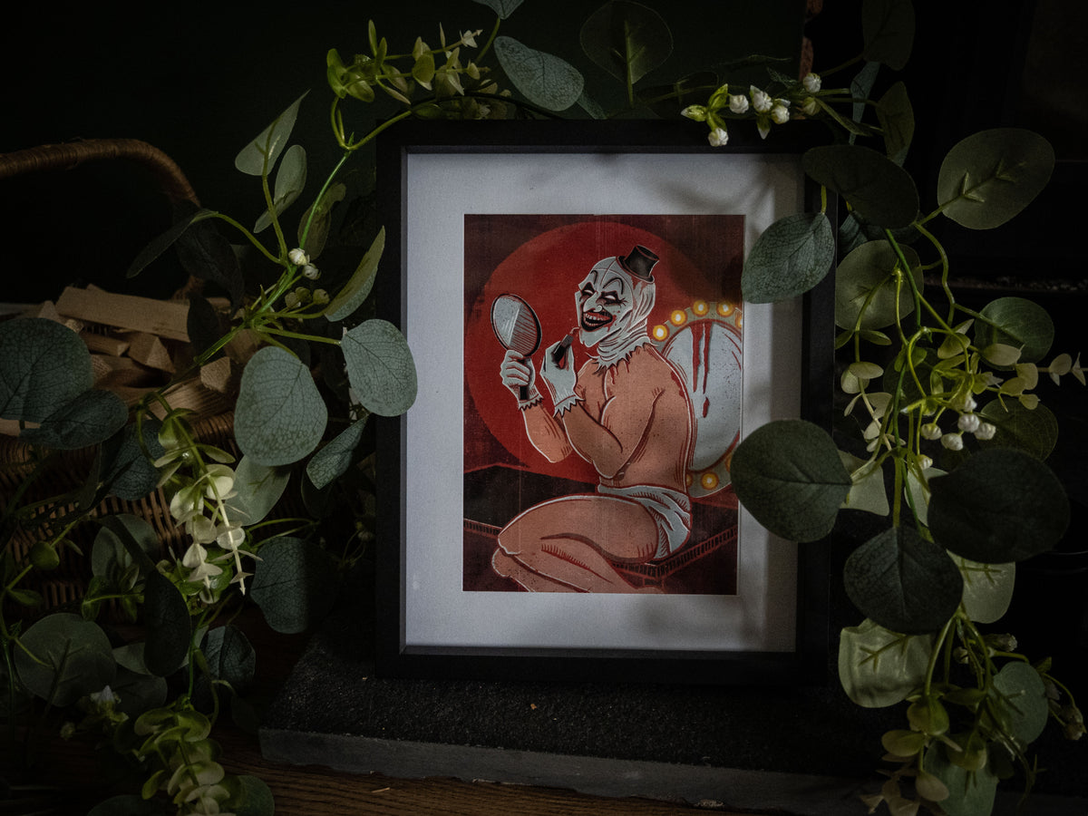Sexy Art the Clown Terrifier Pin-Up Horror Art Print