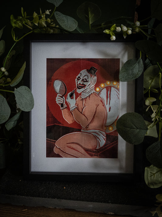 Sexy Art the Clown Terrifier Pin-Up Horror Art Print