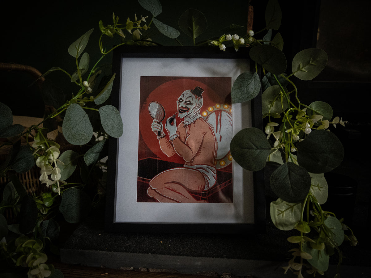 Sexy Art the Clown Terrifier Pin-Up Horror Art Print